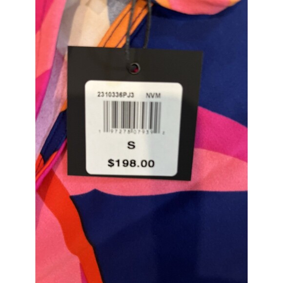 Trina Turk womens Milan Long Halter Maxi Dress size Small Scrolling Floral $198 - Picture 9 of 10